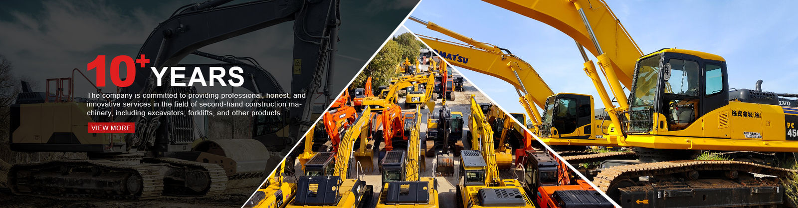 gebruikte komatsu graafmachine