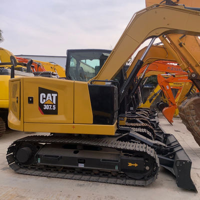 7210kg Grote gebruikte CAT-graafmachine Tweedehandse Hydraulische kruipergraafmachine CAT307