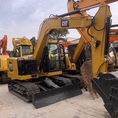 7210kg Grote gebruikte CAT-graafmachine Tweedehandse Hydraulische kruipergraafmachine CAT307