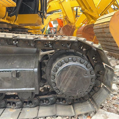 Landbouwgebruikte CAT-graafmachine Tweedehands graafmachine voor de boormachine CAT325D Gele kleur
