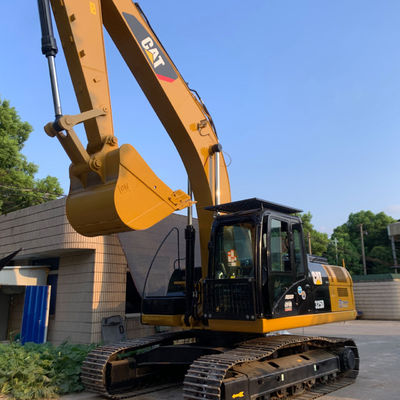 Landbouwgebruikte CAT-graafmachine Tweedehands graafmachine voor de boormachine CAT325D Gele kleur