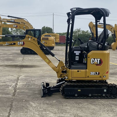 16.1kW Gebruikte CAT-graver Mini-gravers Cat301.7 Tweedehands Vloeiende werking