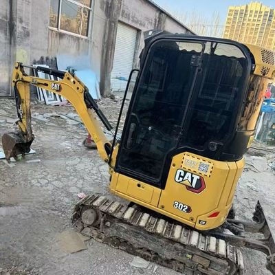 Materialenbeheer Oude mini-graafmachine Graver Cat302 Aardverhuizingsmachines