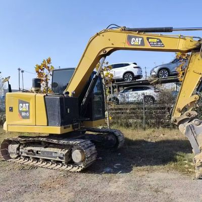 Hydraulische gebruikte mini graafmachine graver Cat307 41,5kw robuuste crawler graafmachine