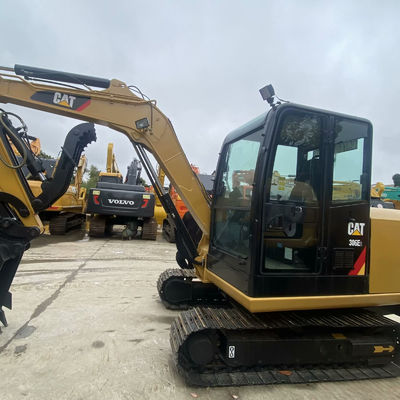 Gebruikte bouwmachines Digger Cat306E2 34,7kw Voor wegbouw