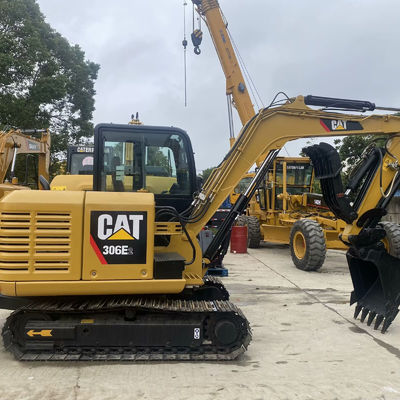 Gebruikte bouwmachines Digger Cat306E2 34,7kw Voor wegbouw