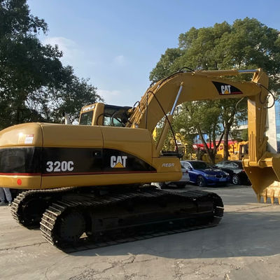 10T CAT320C Gebruikte bouwmachines Tweedehandse graafmachine Caterpillar Excavator 110kw