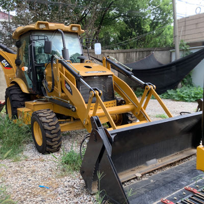 3283 kg lading Gebruikte laadmachine Tweede hand CAT 420F Backhoe Loader 76.1kW Voor de bouw