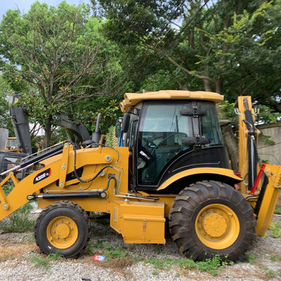 3283 kg lading Gebruikte laadmachine Tweede hand CAT 420F Backhoe Loader 76.1kW Voor de bouw