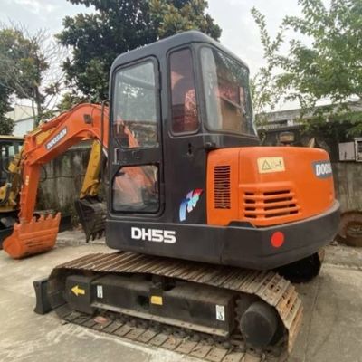 Landbouw Gebruikte mini graafmachine DOOSAN 55 Crawler Graafmachine Constructieapparatuur
