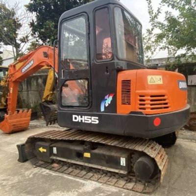 Landbouw Gebruikte mini graafmachine DOOSAN 55 Crawler Graafmachine Constructieapparatuur