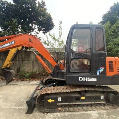 Landbouw Gebruikte mini graafmachine DOOSAN 55 Crawler Graafmachine Constructieapparatuur