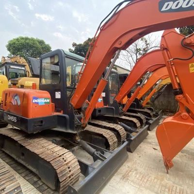 Landbouw Gebruikte mini graafmachine DOOSAN 55 Crawler Graafmachine Constructieapparatuur