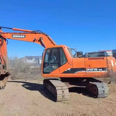 Gebruikte graafmachine Doosan DH215W Bouwmachines 48KW brandstofbesparing