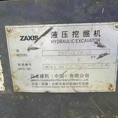 Mini-hydraulische gebruikte graafmachine HITACHI Zax210 voor sloopwerkzaamheden