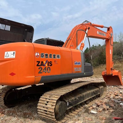 Gebruikte Hitachi ZX240 Hydraulische Crawler Excavator Tweedehands 23.5 Ton Digger