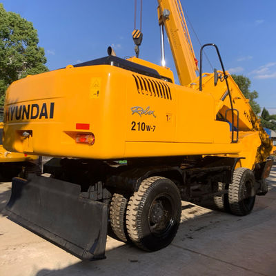 HYUNDAI 210W-7 oude wiellaggraaf, Gebruikte bouwmachines 124KW voor mijnbouw