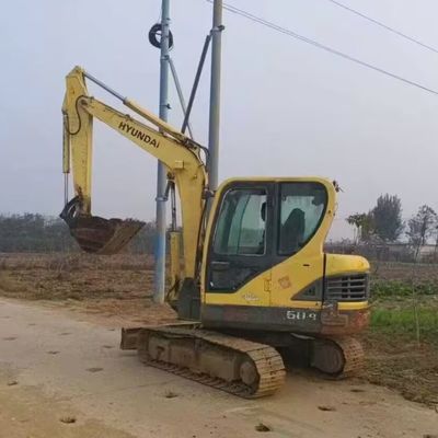 Tweedehands Hyundai 60 Graafmachine Digger Mini Hydraulische Crawler Graafmachine 5850kg