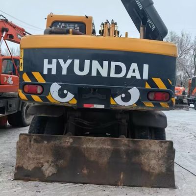 Hyundai 150w Gebruikte wiellaggraaf Heavy Duty Tweedehands Aardverhuizingsapparatuur