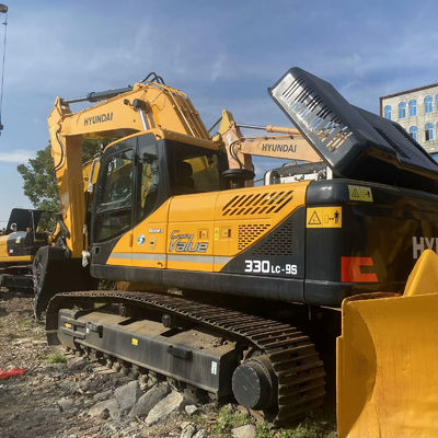 Gebruikte grondverwerkende apparatuur Hyundai 330 Crawlerl Graafmachine 32,84 ton tweedehands