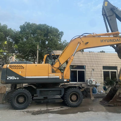 Hyundai 210W-9 Gebruikte wielen graafmachine Hyundai bouwmachines 20560kg