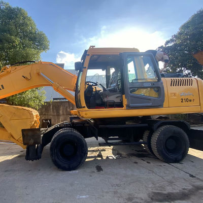 Gebruikte Hyundai graafmachine 210w-7 Constructie-machines met anti-abrasieve sporen