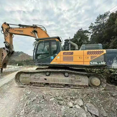 Gebruikte Hyundai Crawler Graafmachine Hyundai520-9 Oude Digger 52170kg Met Dieselmotor