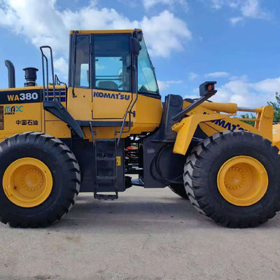 Zware lading 146kW Komatsu WA380 Gebruikte wiellader 5 ton belasting voor de landbouw