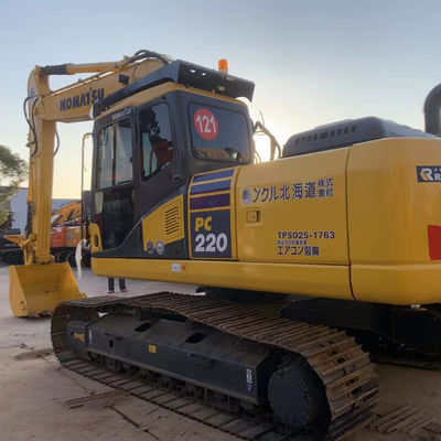 Crawler type Komatsu Pc220 tweedehands graafmachine 23100kg 1m3 emmercapaciteit