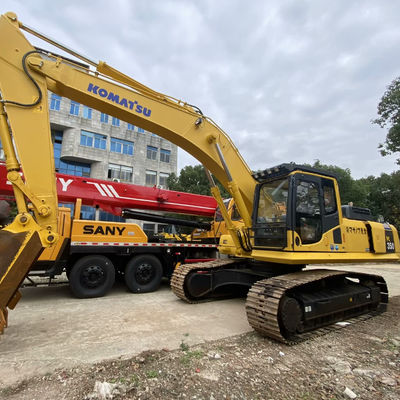 Gele kleur Komatsu PC350 Gebruikte Komatsu-gravers 32300 kg Voor de constructie van mijnbouw