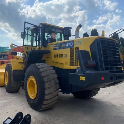 Gebruikte bouwwerkzaamheden Komatsu WA470 Loader 204kW Waterkoeling Tweedehand Loaders