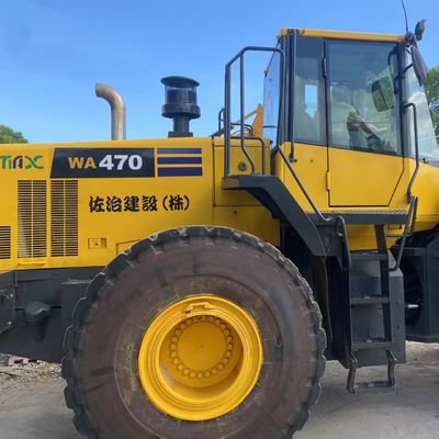 Gebruikte bouwwerkzaamheden Komatsu WA470 Loader 204kW Waterkoeling Tweedehand Loaders