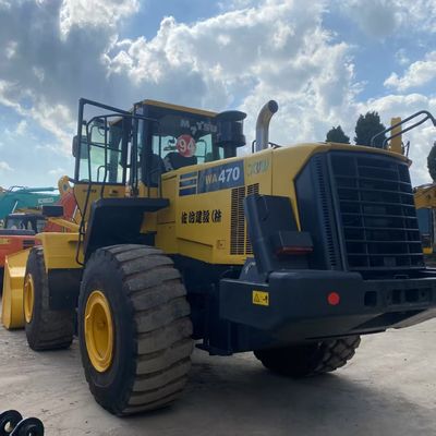 Gebruikte bouwwerkzaamheden Komatsu WA470 Loader 204kW Waterkoeling Tweedehand Loaders