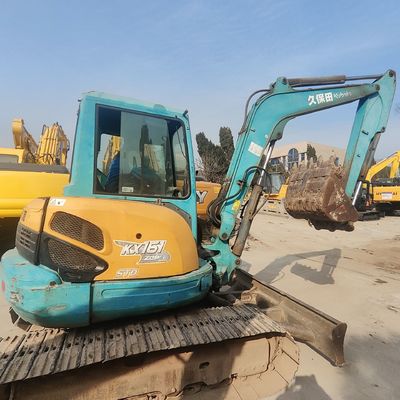 Kubota 161 Gebruikte mini-graafmachine 32.7kW Oude aarde verplaatsende apparatuur