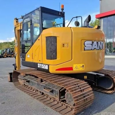 Mini-hydraulische gebruikte Sany-graver SANY155U Oude bouwgraver