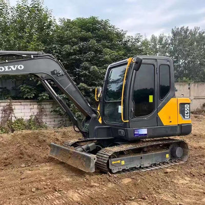 2000rpm 36,5kw Gebruikte VOLVO EC55D graafmachine tweedehands bouwmachines