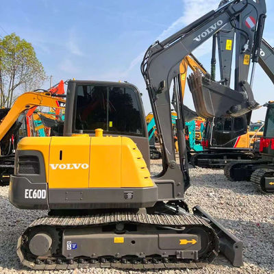 5790kg Gebruikte Volvo Graafmachine VOLVO EC60 Aardverwerkingsmachine 0,3 kubieke meter Emmer