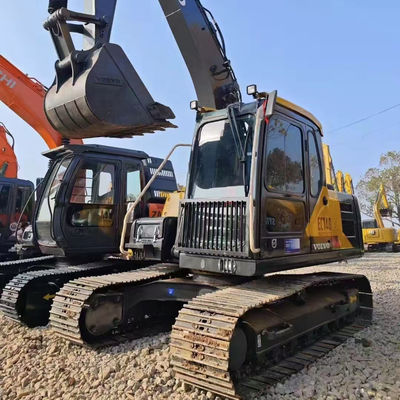 VOLVO EC140 Gebruikte Hydraulische Graafmachine 77 kW Oude Volvo Crawler Graafmachine Hoog Efficiëntie