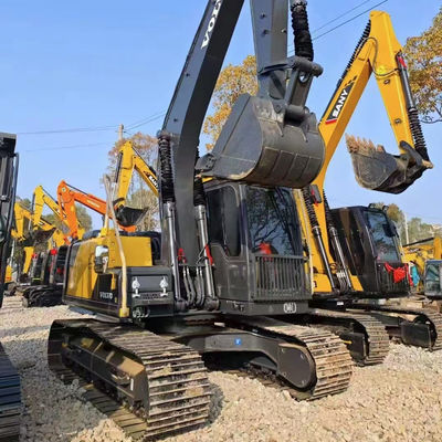 VOLVO EC140 Gebruikte Hydraulische Graafmachine 77 kW Oude Volvo Crawler Graafmachine Hoog Efficiëntie