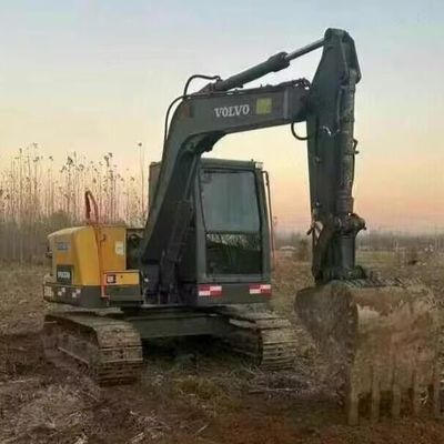 Volvo 80D Gebruikte mini graafmachine 42kw 2100 tpm Voor wegbouw
