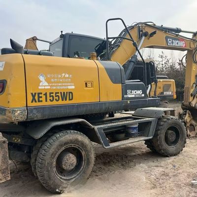 Heavy Duty 93kW Gebruikte wielgraafmachine Digger XCMG150 Crawler Graafmachine