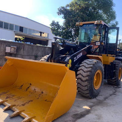 5 ton Xcmg ZL50GN Gebruikte voorlader zware machines voor het vervoer van bakstenen