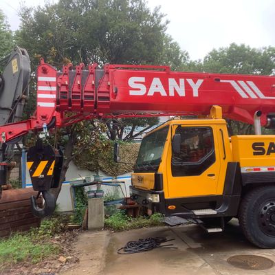 Landbouw Sany 750 Gebruikte kraan 75 ton capaciteit Truck gemonteerd type