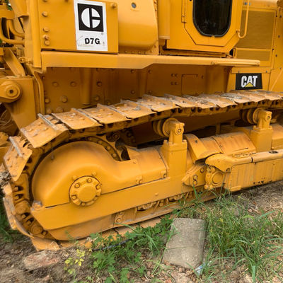 Dieselmotor Gebruikte Buildozers CAT D7G Dozer 150kW Ergonomisch ontwerp