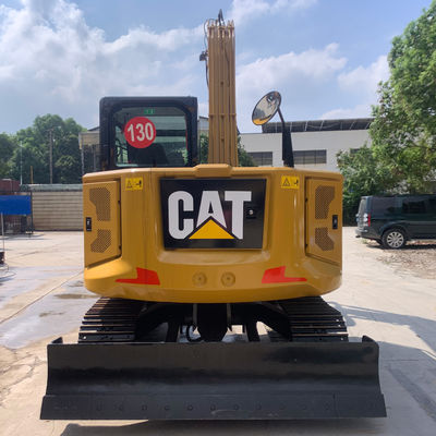 Gebruikte graafmachine CAT307.5 Oude graafmachine voor rupsen met boorbuis