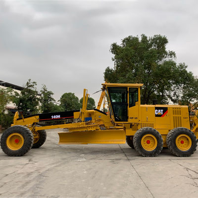 Gebruikte constructie Caterpillar Grader CAT 140H Motor Grader 250HP High Performance