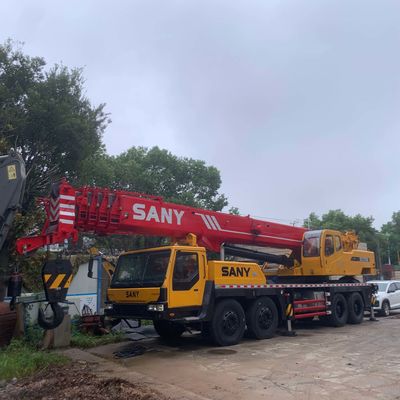 75 ton hefbelasting Sany 750 tweedehands kraan 80 km/u voor zware operaties