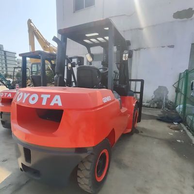 5 ton lading Tweedehands vorkheftrucks Mini Toyota 50 Diesel vorkheftruck Hoog rendement