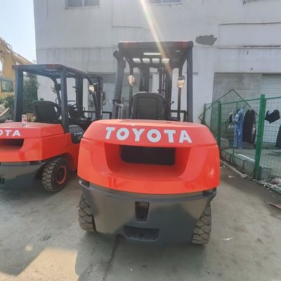 5 ton gebruikte vorkheftruck Toyota 50 Tweede hand vorkheftruck met 3,5 m hefhoogte