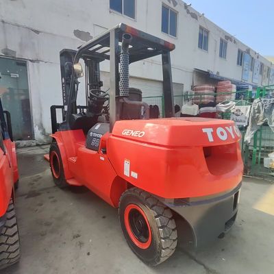 5 ton gebruikte vorkheftruck Toyota 50 Tweede hand vorkheftruck met 3,5 m hefhoogte